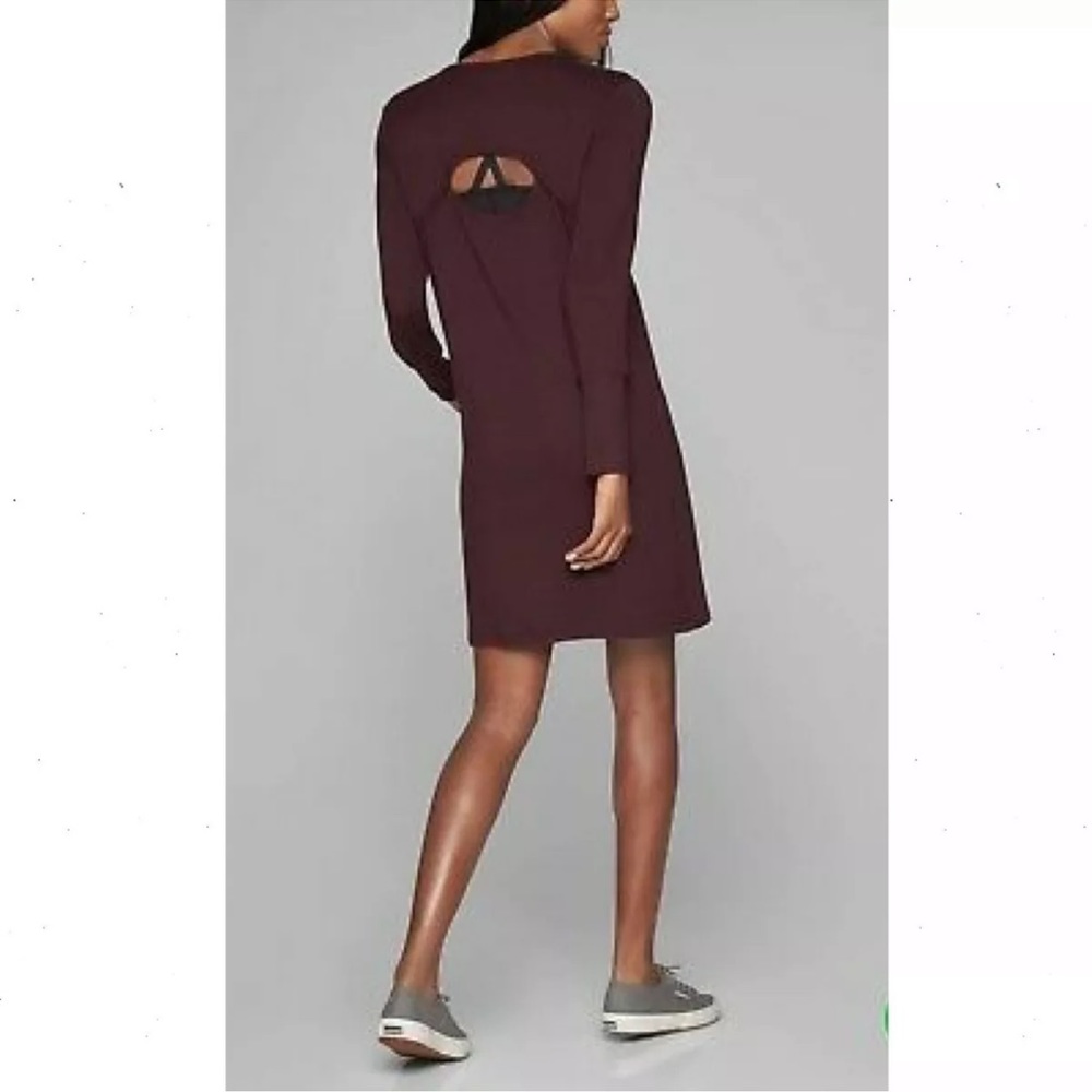 Athleta Open Back Dress - Small - Purple